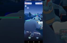 ポケモンGOハイパーリーグ対戦ニョロボン＆オーダイル＆クレセリア