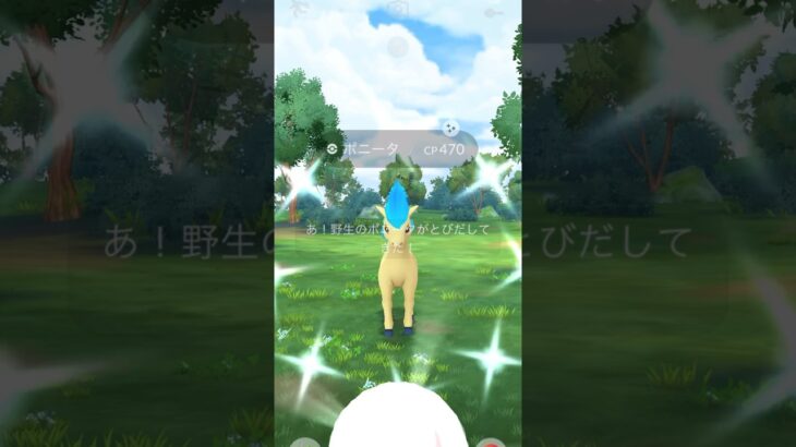 【ポケモンGO】コミュニティデイポニータ色違いGET #shorts