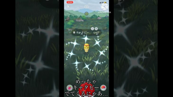 【ポケモンGO】キャタピーの話を聞かない投稿主　#ポケモンgo #色違い#shorts