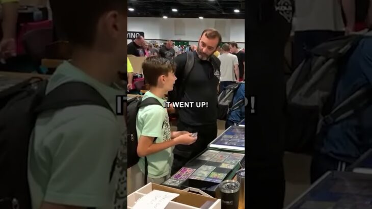 He sold me the BEST card! | Pokemon Card Vendor POV #pokemoncards #pokemon #wholesome #kindness