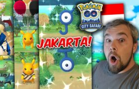 Jakarta City Safari! Over 25 Rare Shiny Pokémon Caught! (Pokémon GO)