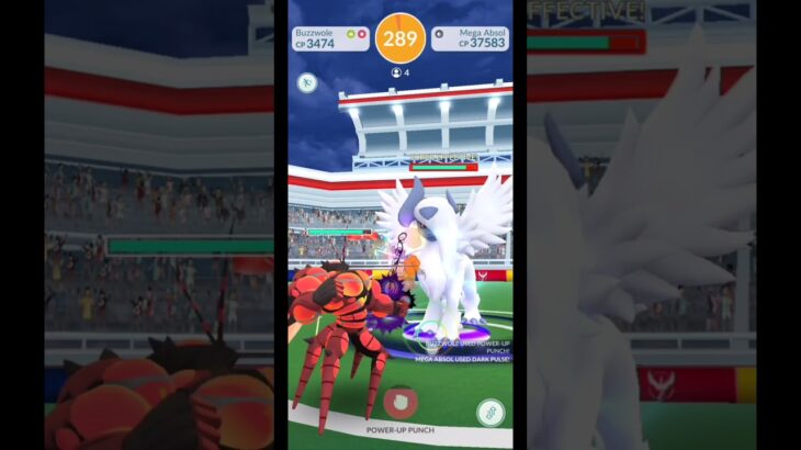 Mega Absol raid battle Pokemongo #ポケモンgo #pokemongo #pokemon #pogoraids #megaabsol #raidpokemongo