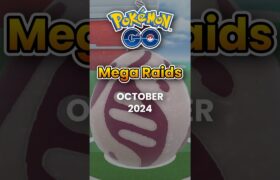 Mega Raids in Pokémon GO for October 2024