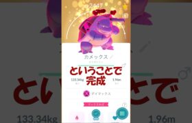 ✨キラダイマックスカメックス🐢強化(仮)PL40💪 #ポケモンgo #pokemongo #ダイマックス