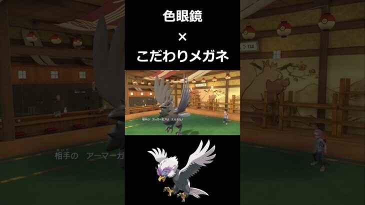 『色眼鏡 × こだわりメガネ』のヒスイウォーグルが最強【ポケモンSV】