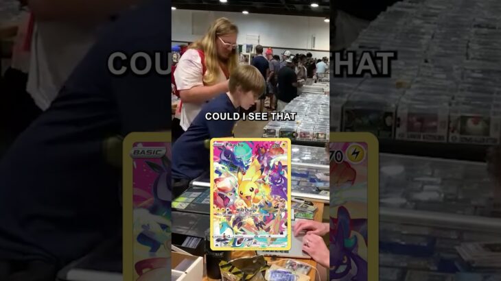 Sure I can break a $20 | Pokemon Vendor POV #pokemoncards #pokemon #wholesome #kindness