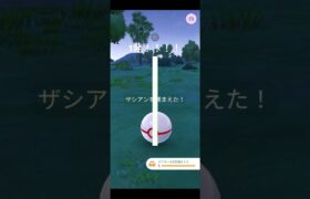 ザシアン色違いゲット！！！#ポケモンgo