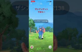 ザシアンレイドきちゃー！ゲットできたー！！#ポケモンgo #ポケモンgoレイド