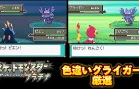 ポケモンプラチナ色違い旅　グライガー編