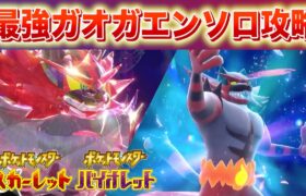 【速報】絶対に仲間にしよう！あのポケモンで最強ガオガエンをソロ攻略【スカーレット・バイオレット】