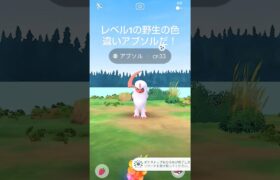 【レベル1の野生の色違いアブソルだ！】 #ポケモンgo #アブソル #色違いポケモン #shinypokemon #pokémongo #Pokémon