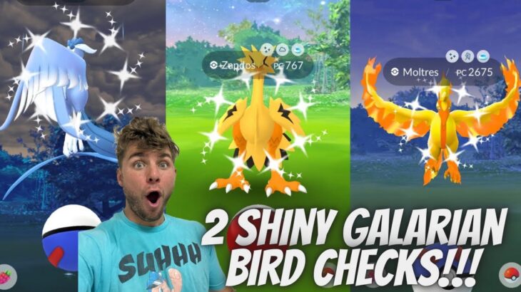 ✨2 SHINY Galarian Bird Checks in Pokemon Go, But Did We FINALLY Get The SHINY?!✨