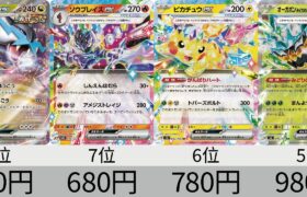 【ポケカ】最新！2024年収録ポケモンex全種販売価格ランキング！ 24年10月【Pokemon TCG】ex high-priced card ranking.