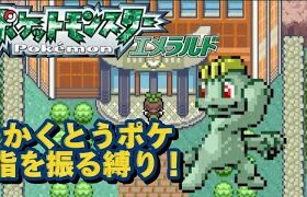 [ポケモンエメラルド] かくとうポケゆびをふる縛り　ダイゴ戦 85レべで挑む