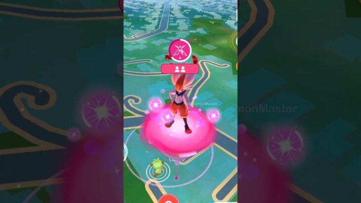 DYNAMAX SCORBUNNY SOLO MAX BATTLE (raid) in Pokemon GO.