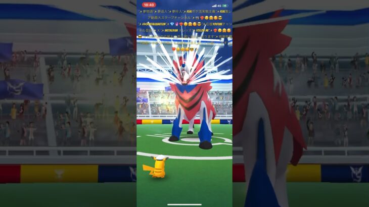 ✨【世界史上最大可愛い】【ポケモンGO】【激レア】【色違いキャプテンピカチュウ】【色違い名探偵ピカチュウ】【色違いケーキハットピカチュウ】🐥📹❤️‍🔥🤗🥰😎✨ザマゼンタちゃん撫でて来たよ✨