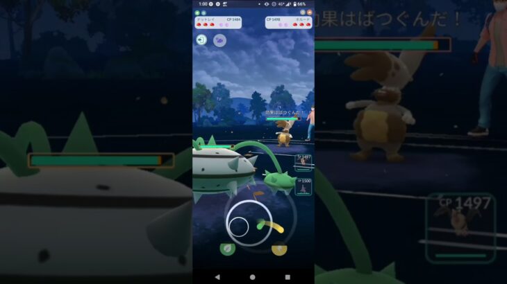 ポケモンGOガラルカップ対戦ナットレイ＆バルジーナ＆エンニュート