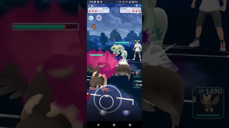 ポケモンGOガラルカップ対戦バルジーナ＆ヨルノズク＆エンニュート