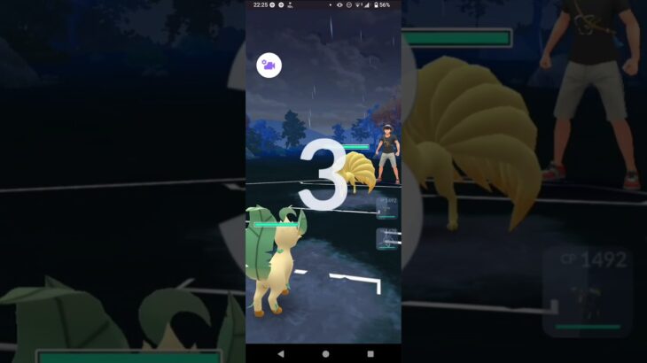 ポケモンGOガラルカップ対戦リーフィア＆ブラッキー＆カラマネロ　全5戦②