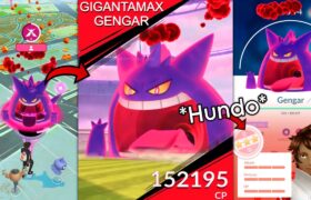 *HUNDO* GIGANTAMAX GENGAR RAID (Max BATTLE) in Pokemon GO.