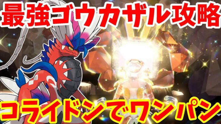 【ポケモンSV】最強ゴウカザル攻略！コライドンでワンパンする方法！【ポケモンスカーレットバイオレット・ゼロの秘宝】