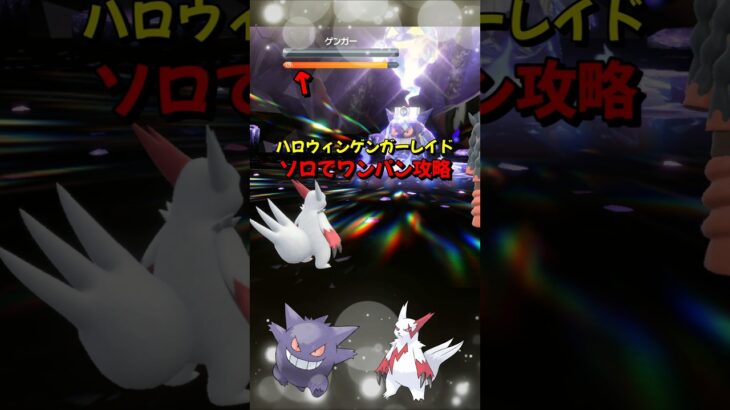 ﻿【ポケモンSV】ハロウィンゲンガーレイド対策ポケモンはザングースで簡単にワンパンできる！育成方法を解説！ポケモンスカーレットバイオレット #ポケモンsv #ポケモン #Shorts