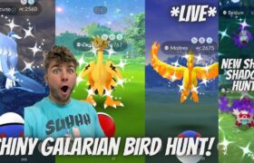 ✨Shiny Galarian Bird Hunt in Pokemon Go!✨ (12 HOUR STREAM!)