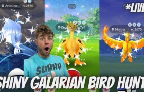 ✨Shiny Galarian Bird Hunt in Pokemon Go!✨ (9 HOUR STREAM!)