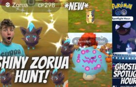 ✨Shiny Zorua Hunt! *NEW* Morpeko and Ghostly Spotlight Hour in Pokemon Go!✨