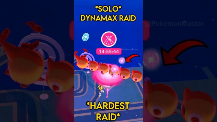 Soloing HARDEST DYNAMAX FALINKS RAID (Max Battle) in Pokemon GO.