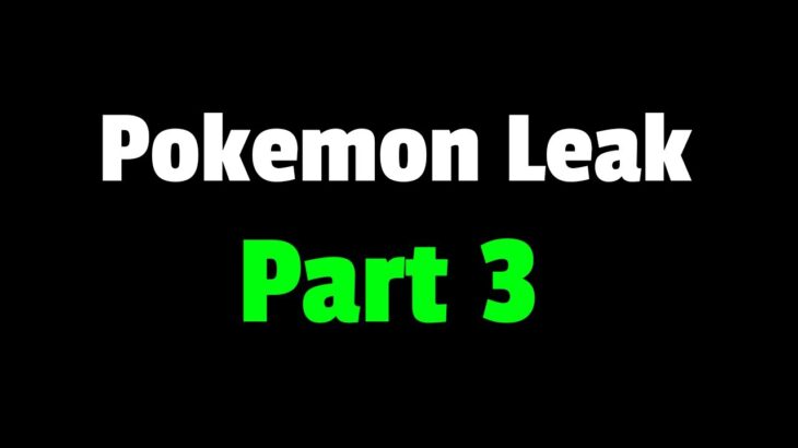 The Gamefreak Pokemon Leak – Part 3 (beta legendaries)