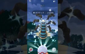 今回は早めに色違いゲットだ❗#ポケモンgo #ポケモンgoレイド #ギラティナ #ポケモンgo色違い #shorts