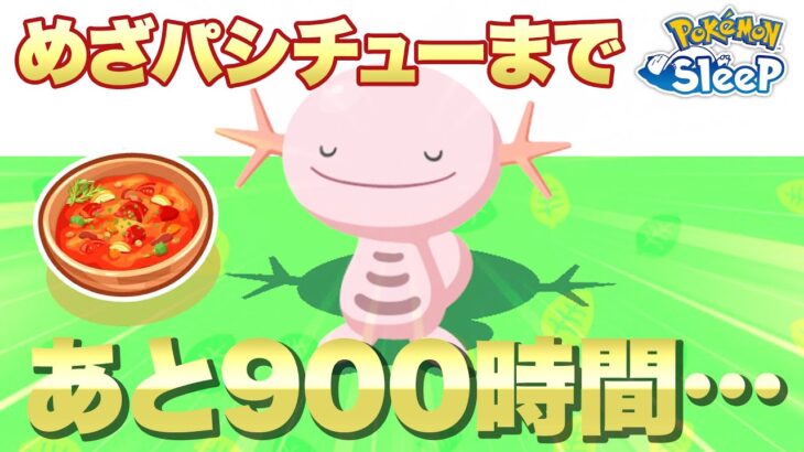 【ポケモンスリープ】めざめるパワーシチューまでの道のりが遠い男