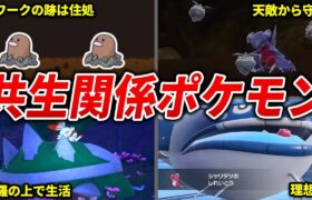 ポケモン同士の共生関係をまとめてみた【ポケモン相関図】