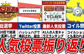 ポケモン公式が実施した人気投票を振り返り【歴代ポケモン】