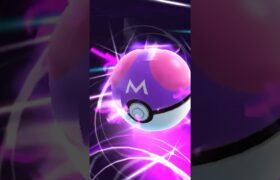 マスターボール⁉️100%XXL色違いつよつよマンムー‼️奇跡の勇気‼️【ポケモンGO】#ポケモンGO #マスターボール　#ワイルドエリア