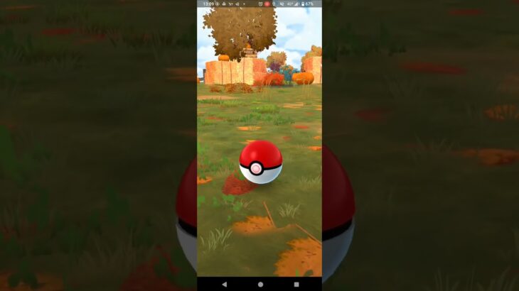 ※2匹目、色違いハロウィンポッチャマ捕獲【ポケモンGO】