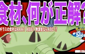 AAA以外が良い!? バンギラスの食材パターン無課金考察【ポケモンスリープ】