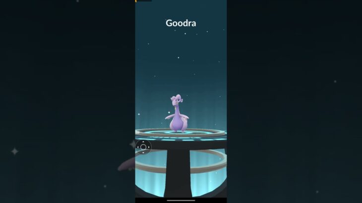 Evolution of goomy into goodra in Pokemon go #pokemon #pokemongo #viralvideo #goomy #goodra