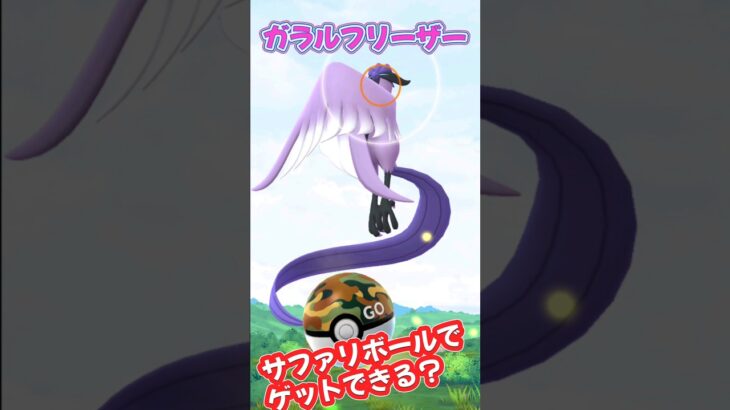 【ポケモンGO】ガラルフリーザーはサファリボールで簡単にゲットできる！？　#ポケモン #Pokémon #PokémonGO #ポケモンGO #ポケgo #shorts