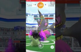 【ポケモンGO】男は黙ってメガジュペッタ１人討伐！ #shorts #ポケモンgo #ポケモン #ソロ討伐