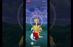 【ポケモンGO】　初めて色違いガラルサンダーに遭遇した！めっちゃ嬉しい！#ポケモンgo #ガラル三鳥