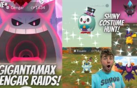 ✨ Gigantamax Gengar Raids! Costume Shiny Hunt and MORE In Pokemon Go!✨