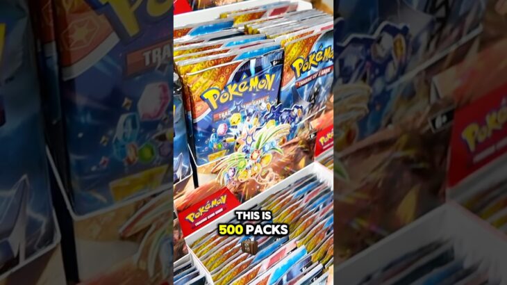 I Opened 500 Packs of the Brand New Pokemon Set Surging Sparks🤯⚡️#Pokemon #PokemonTCG #pokemoncards