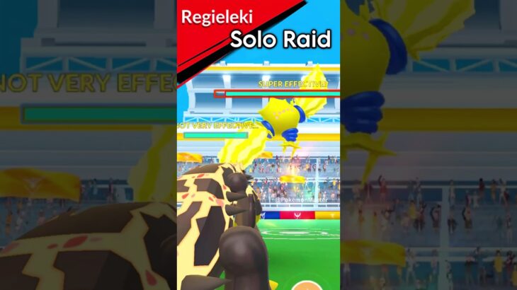 *SOLO* REGIELEKI  raid in Pokémon GO.