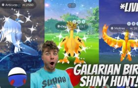 ✨Shiny Galarian Bird Hunt in Pokemon Go!✨ (LIVE!)