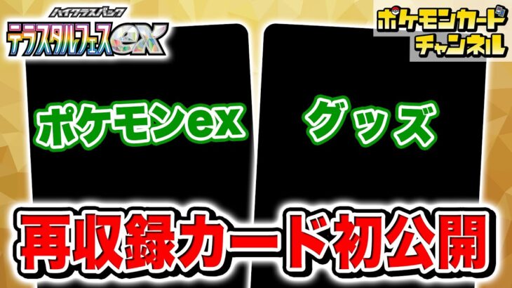 【初公開】ポケカ世界大会でも大活躍のあのポケモンが再登場！「未来」のグッズも！【テラスタルフェスex/ポケカ/ポケモンカード】