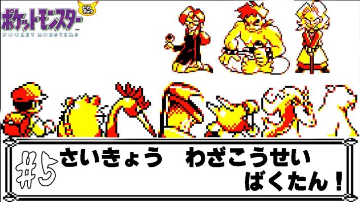 【ゆっくり実況】初代ポケモンで使ったことが無いポケモンを使ってみよう　part5