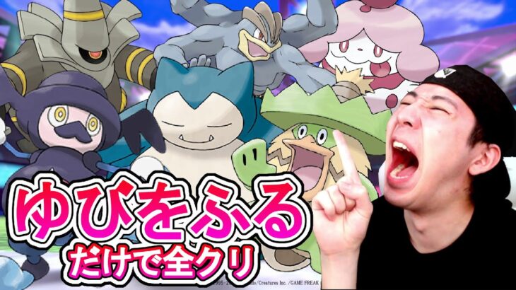 最終戦　超鬼畜難易度「ゆびをふる」だけで全クリ 【ポケモン剣盾】