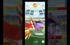 ゼノセクトフリーズカセット野良で2人討伐　#ポケモンgo #shorts